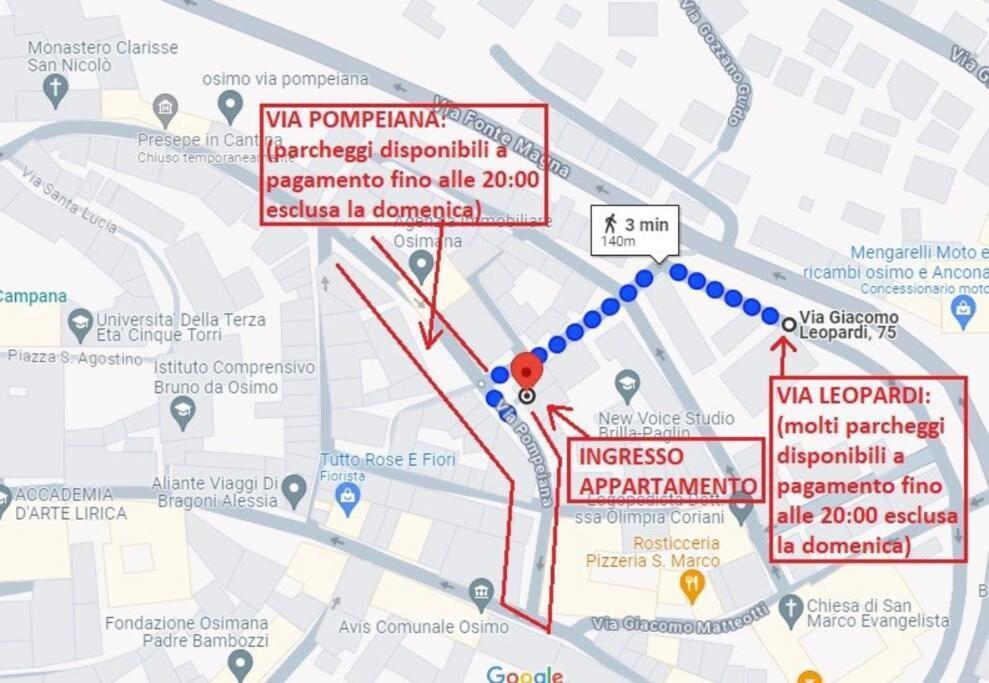 Osimo Nel Cuore Del Centro, Free Wi-Fi E Netflix Apartman Kültér fotó