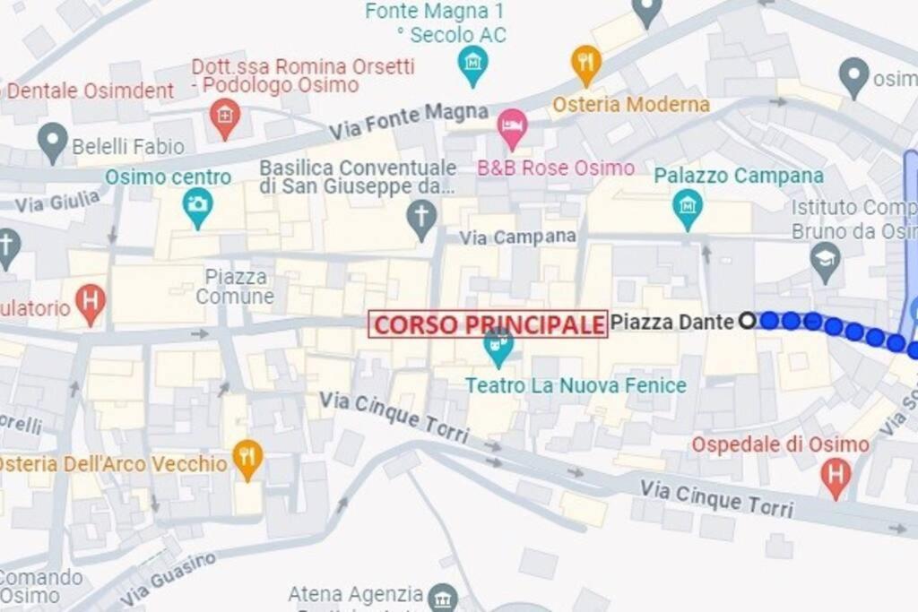 Osimo Nel Cuore Del Centro, Free Wi-Fi E Netflix Apartman Kültér fotó